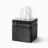 Bath SFERRA Bath Accessories | Marquina Tissue Holder Black