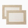 Decorate SFERRA Holiday Decor | Perlina Placemats White/Champagne