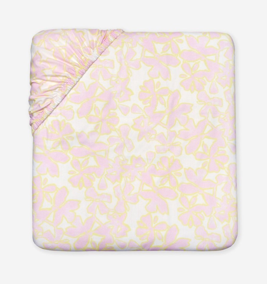 Bedding SFERRA | Prato Bottom Fitted Sheet Carnation