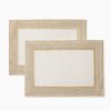 Table SFERRA Placemats | Perlina Placemats White/Champagne