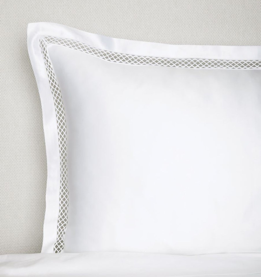 Bedding SFERRA | Sferra Giza 45 Ornato Sham White