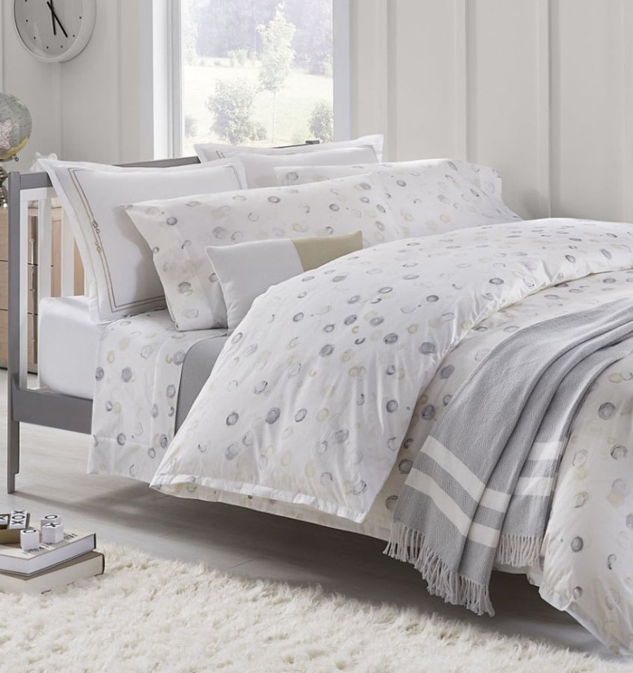 Bedding SFERRA | Punti Duvet Cover Platinum