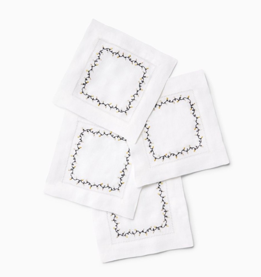 Table SFERRA Napkins | Luci Cocktail Napkins