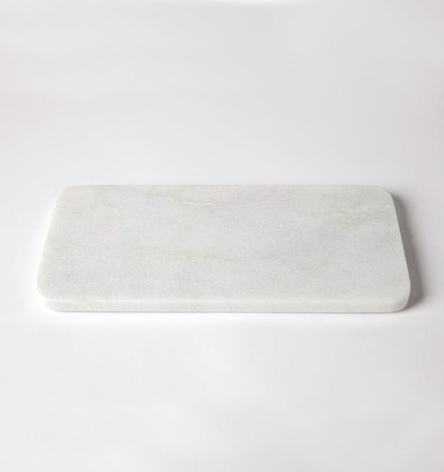 Bath SFERRA Bath Accessories | Velina Marble Storage Tray Dove