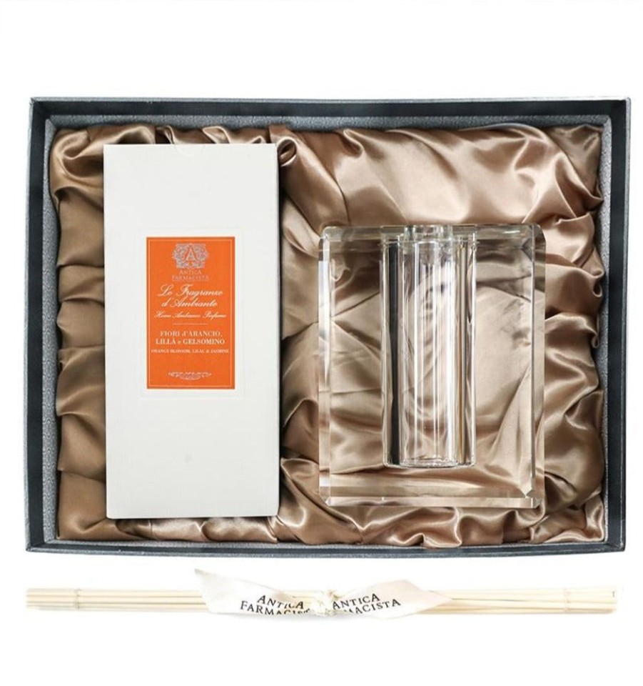 Bath SFERRA Candles & Home Fragrances | Crystal Diffuser By Antica Farmacista - Orange Blossom, Lilac & Jasmine