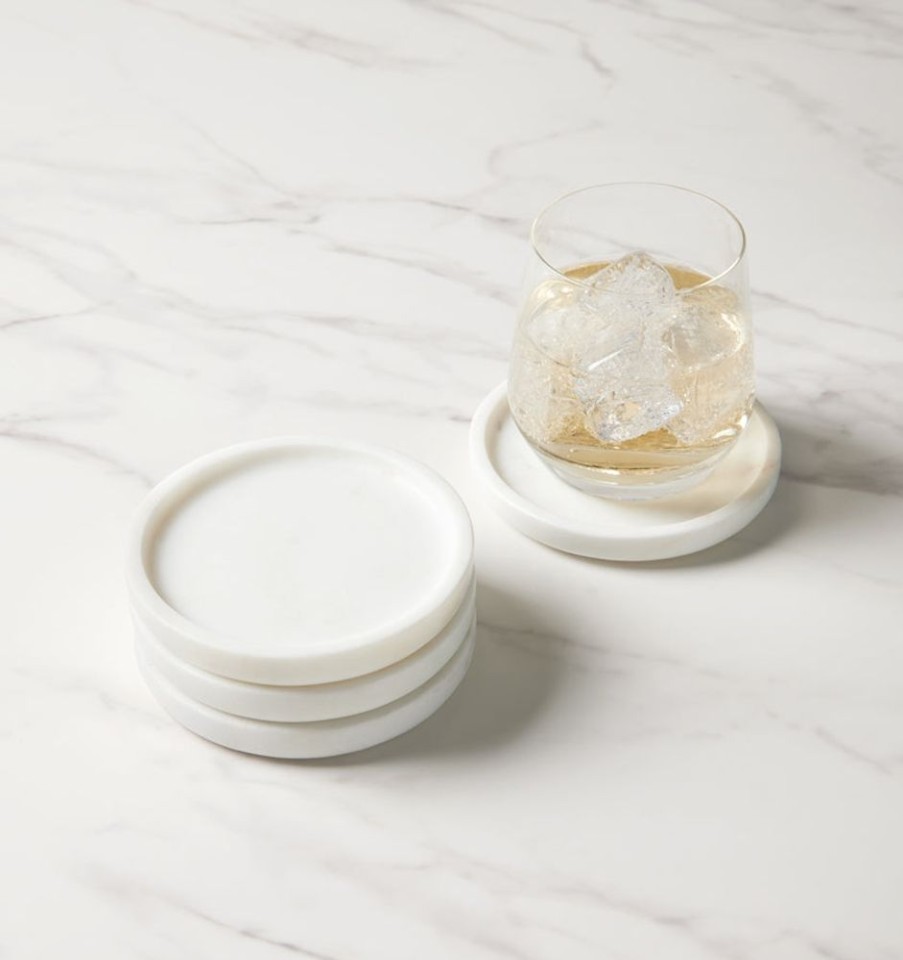 Table SFERRA Coasters | Calanna Coasters White