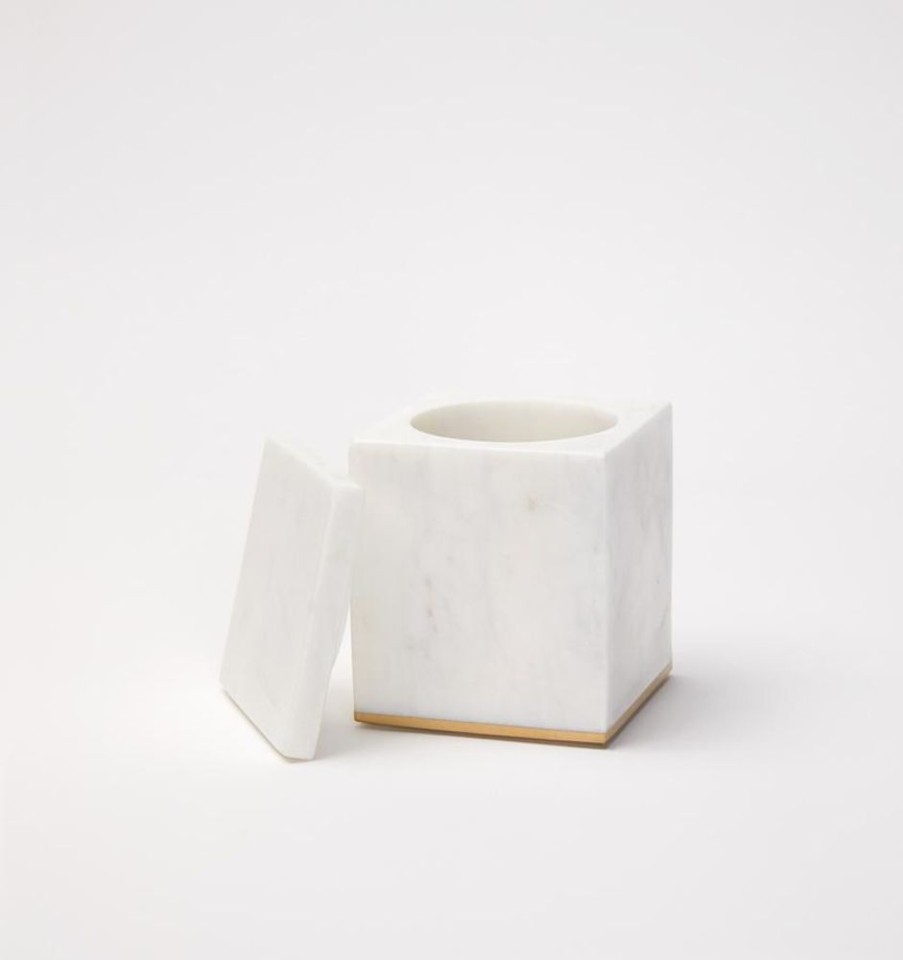 Bath SFERRA Bath Accessories | Pietra Marble Storage Jar