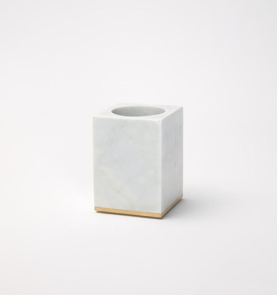 Bath SFERRA Bath Accessories | Pietra Marble Toothbrush Holder