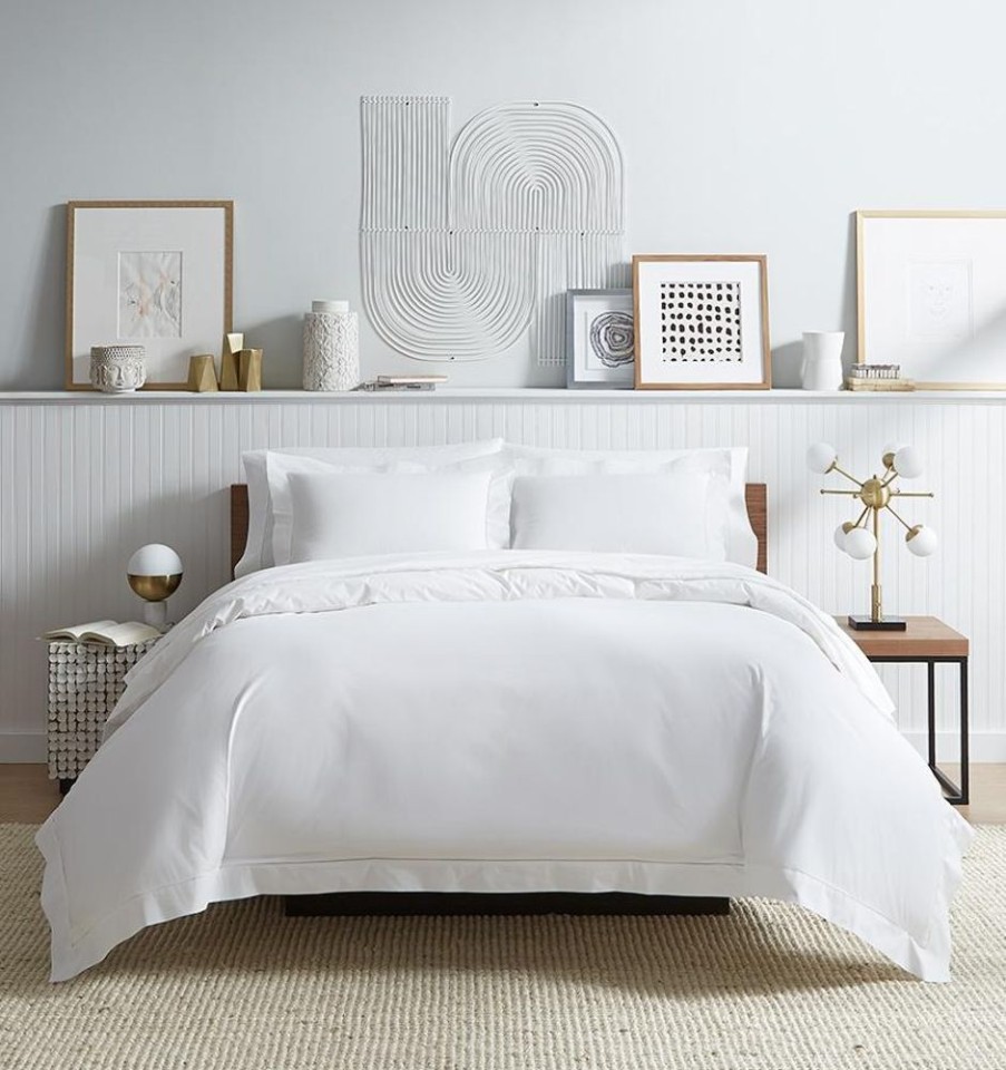 Bedding SFERRA | Analisa Duvet Cover White