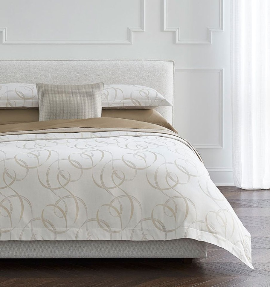 Bedding SFERRA | Caravino Duvet Cover Dark Khaki