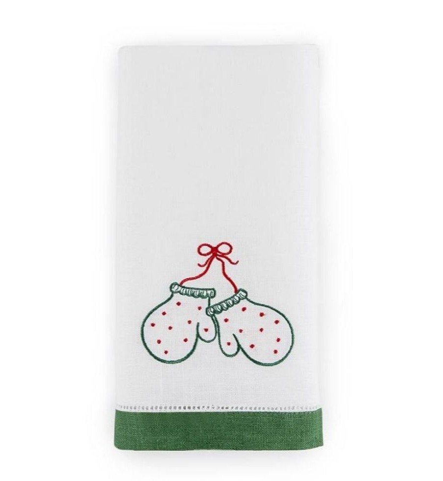 Decorate SFERRA Holiday Decor | Mittens Guest Towel