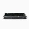 Bath SFERRA Bath Accessories | Marquina Storage Tray Black