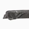 Bedding SFERRA | Vella Throw Charcoal