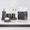 Bath SFERRA Bath Accessories | Marquina Collection Black