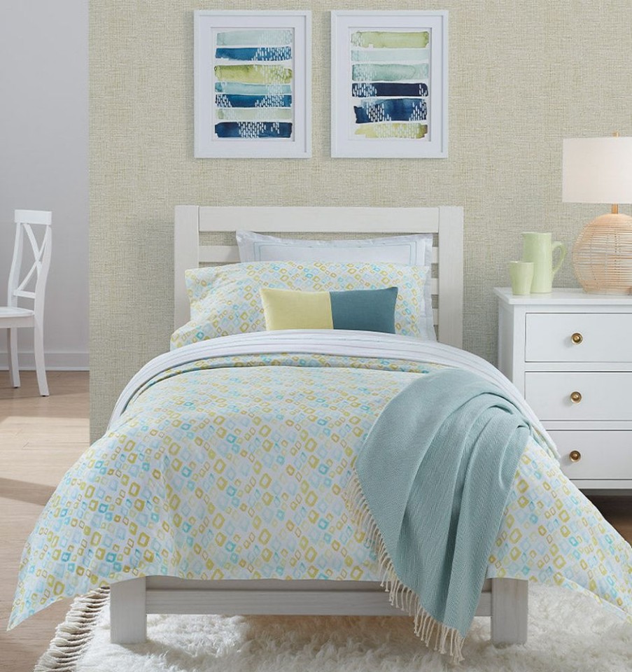 Bedding SFERRA | Geometrico Sham Aqua