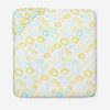 Bedding SFERRA | Geometrico Bottom Fitted Sheet Aqua