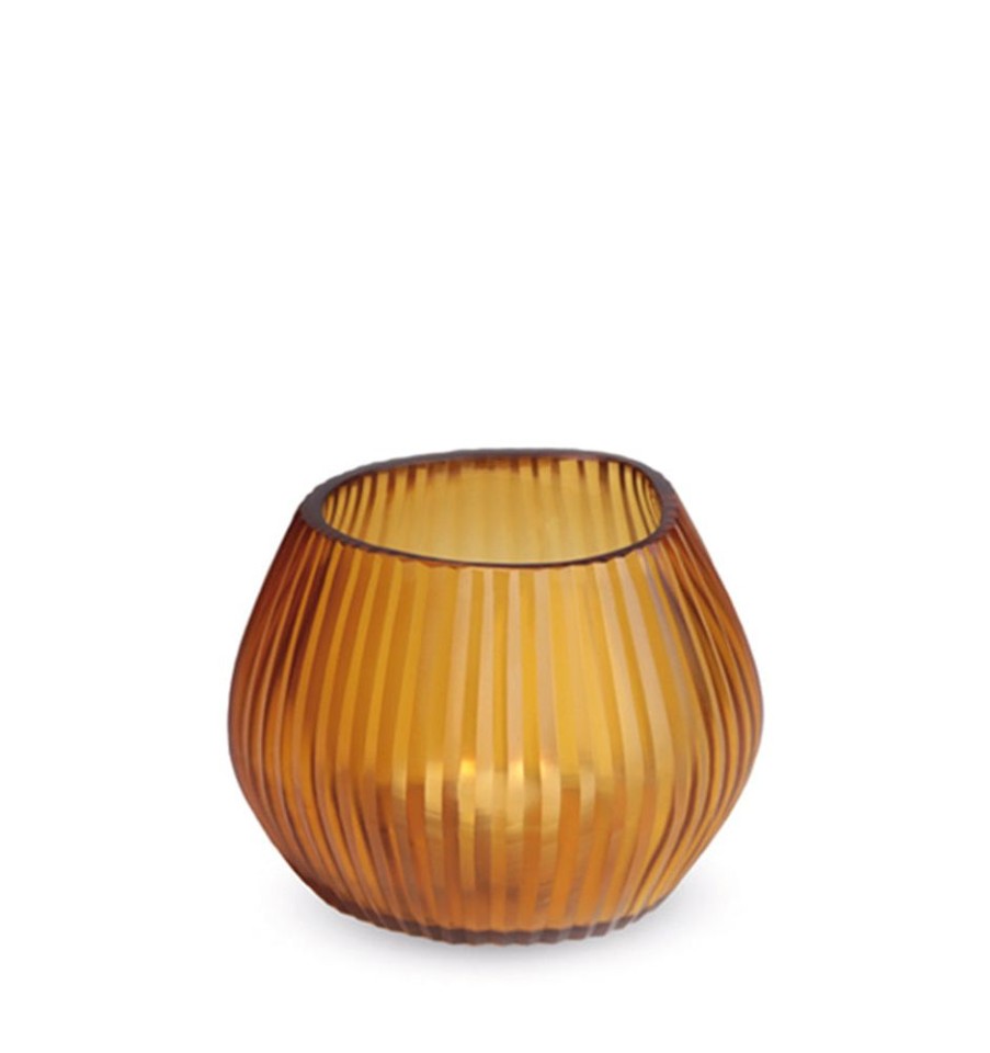 Decorate SFERRA Vases & Jars | Guaxs Nagaa Tealight Bud Vase Gold