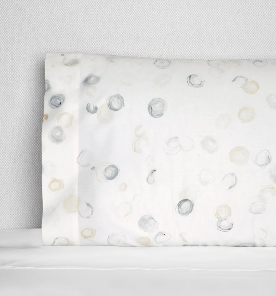 Bedding SFERRA | Punti Pillowcase Platinum