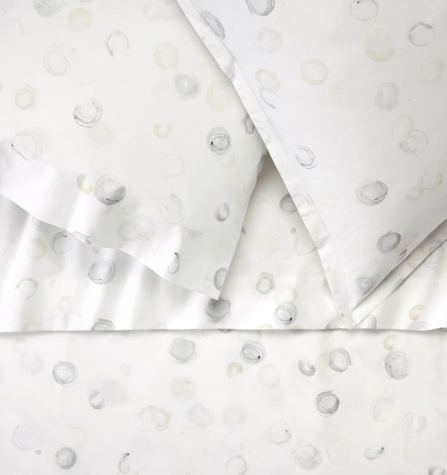 Bedding SFERRA | Punti Pillowcase Platinum