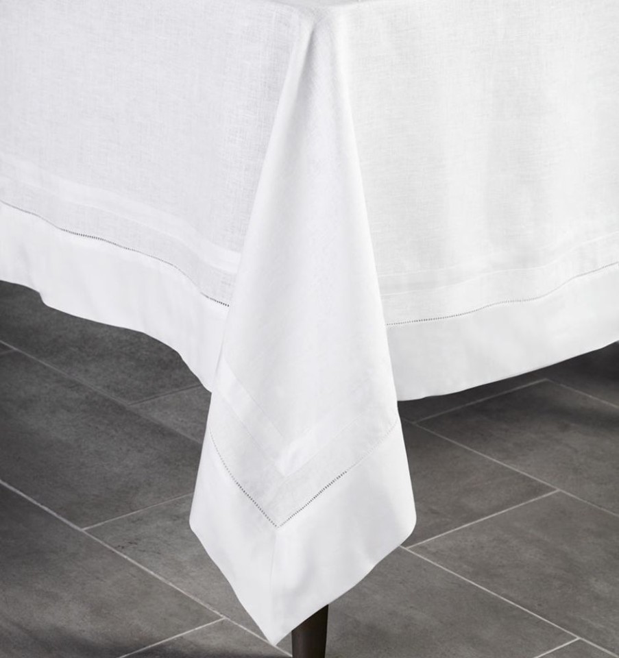 Table SFERRA Tablecloths | Tipton Tablecloth White