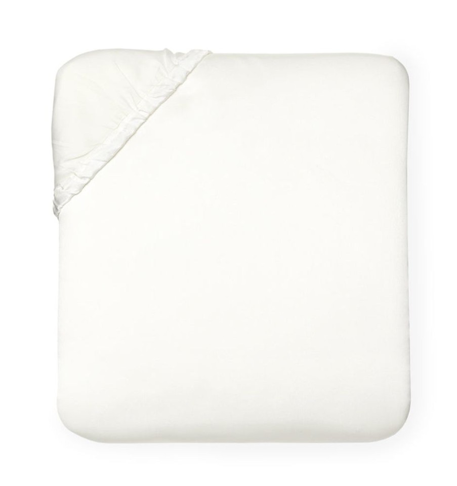 Bedding SFERRA | Sferra Giza 45 Seta Fitted Sheet Candlelight