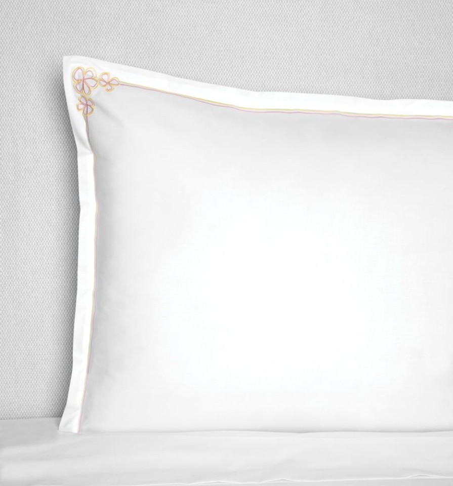 Bedding SFERRA | Fiorina Sham White/Carnation