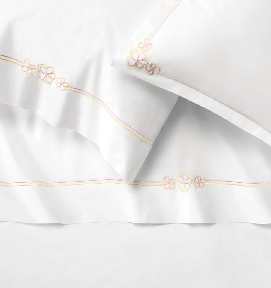 Bedding SFERRA | Fiorina Sham White/Carnation